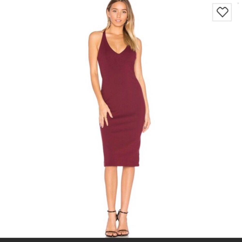 MinkPink red dress size large